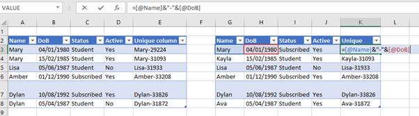 ách so sánh hai tập dữ liệu trong Excel tìm ra sự trùng lặp và khác biệt